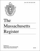 Massachusetts Register (2025-07-18; no. 1552)